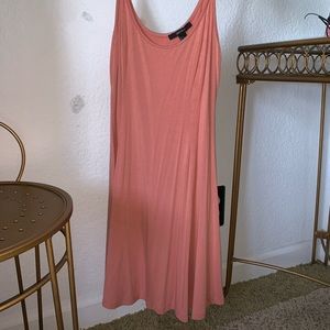 Salmon pink dress